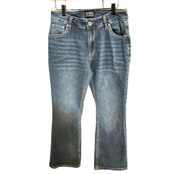 Bloomchic Denim Medium Wash Straight Leg Jeans Size 12 - Picture 1 of 6